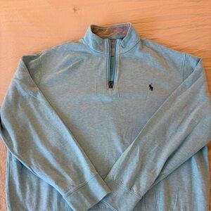 Polo Ralph Lauren Sky Blue Zip-Up Sweater